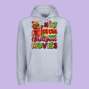 Hot Cocoa And Christmas Movies Premium Hoodie Designed By Texasbilliewilder