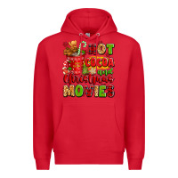 Red hot cocoa and christmas movies Premium Hoodie - texasbilliewilder