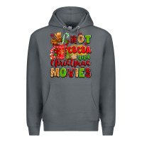 Rock hot cocoa and christmas movies Premium Hoodie - texasbilliewilder