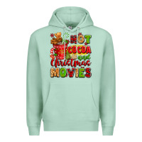 Seafoam hot cocoa and christmas movies Premium Hoodie - texasbilliewilder