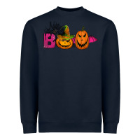 Navy boo pumpkins Heavyweight Sweatshirt - Jasminsmagicworld