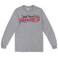 Heather Grey having a menty b, cute and trendy Long Sleeve Tee - MaliasSmallBusiness