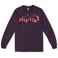 Plum having a menty b, cute and trendy Long Sleeve Tee - MaliasSmallBusiness