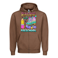Chestnut rolling into preschool Zipper Hoodie - BundleAndBundleShop