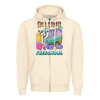 Sandshell rolling into preschool Zipper Hoodie - BundleAndBundleShop