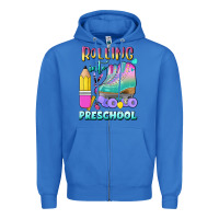 True Royal rolling into preschool Zipper Hoodie - BundleAndBundleShop
