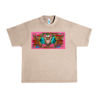 French Oak western baby boer goat pink flowers serape leopard pink glitter patter Urban Heavy Tee - BarkalooDesign