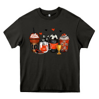 Asphalt soccer coffee cups Heavy Core Tee - Zillion Design Studio
