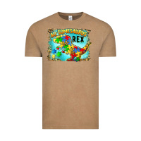 Vintage Coffee au somesaurus rex Vintage Tee - BarkalooDesign