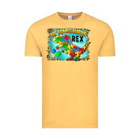 Vintage Mustard au somesaurus rex Vintage Tee - BarkalooDesign
