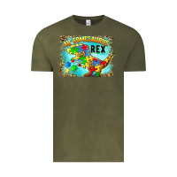 Vintage Olive au somesaurus rex Vintage Tee - BarkalooDesign