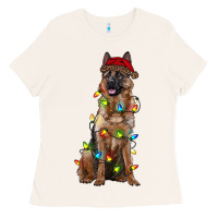 Bone christmas german shepherd Ladies Tee - RanaPortraitStore