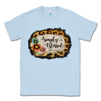 Dusty Blue simply blessed Classic Tee - Jasminsmagicworld