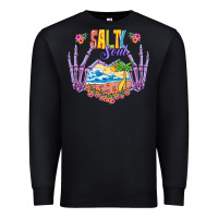 Black Salty soul Premium Sweatshirt - NancyCooperArtShop