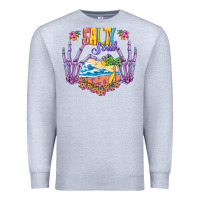 Heather Grey Salty soul Premium Sweatshirt - NancyCooperArtShop