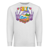 Oatmeal Heather Salty soul Premium Sweatshirt - NancyCooperArtShop