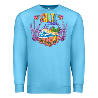 Ocean Blue Salty soul Premium Sweatshirt - NancyCooperArtShop