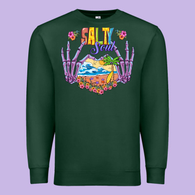 Salty Soul Premium Sweatshirt Designed By Nancycooperartshop