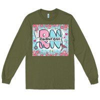 Army Green registered nurse rn Long Sleeve Tee - MaliasSmallBusiness