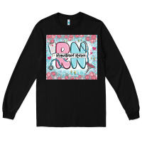 Black registered nurse rn Long Sleeve Tee - MaliasSmallBusiness