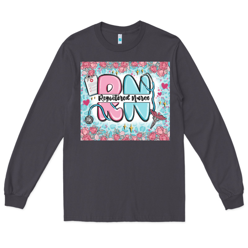 Registered Nurse Rn Long Sleeve Tee by MaliasSmallBusiness | Teevron