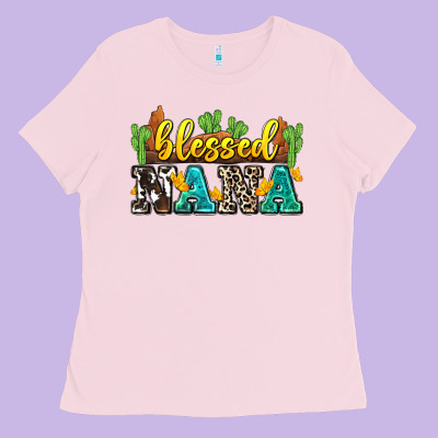 Blessed Nana Ladies Tee Designed By Zillion Design Studio