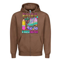 Chestnut rolling into kindergarten Zipper Hoodie - BundleAndBundleShop
