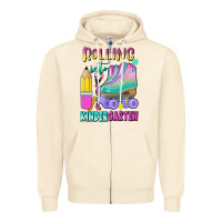 Sandshell rolling into kindergarten Zipper Hoodie - BundleAndBundleShop