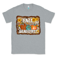 Heather Grey fall is proof that change is beautiful Classic Tee - AdoDesignShop