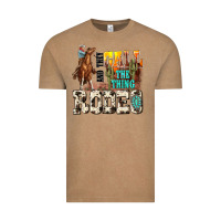 Vintage Coffee and they call the thing rodeo Vintage Tee - NancyCooperArtShop