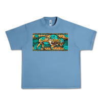 Pebble Blue western  bison wild soul turquoise's gemstones  license plate template Urban Heavy Tee - BarkalooDesign