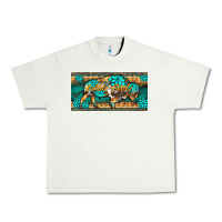 Pistachio western  bison wild soul turquoise's gemstones  license plate template Urban Heavy Tee - BarkalooDesign