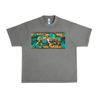 Tornado western  bison wild soul turquoise's gemstones  license plate template Urban Heavy Tee - BarkalooDesign
