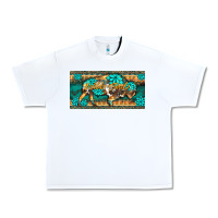 White western  bison wild soul turquoise's gemstones  license plate template Urban Heavy Tee - BarkalooDesign