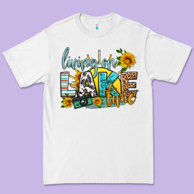 Living On Lake Time Premium Tee Designed By Hra Design Shop
