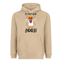 Mushroom I'm Just Here For The Boos Heavyweight Hoodie - Bettercallsaul