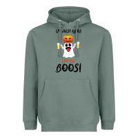 Sage I'm Just Here For The Boos Heavyweight Hoodie - Bettercallsaul