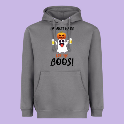 I'm Just Here For The Boos Heavyweight Hoodie Designed By Bettercallsaul