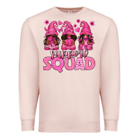 Breast Cancer Afro Gnomies Support Squad Premium Sweatshirt | Teevron