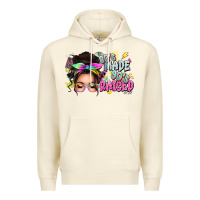 Sandshell 80s made 90s raised messy bun Premium Hoodie - texasbilliewilder