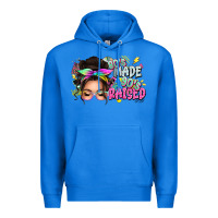 True Royal 80s made 90s raised messy bun Premium Hoodie - texasbilliewilder