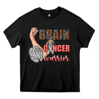 Black brain cancer warrior Heavy Core Tee - texasbilliewilder