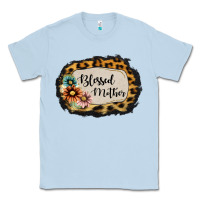 Dusty Blue blessed mother Classic Tee - Jasminsmagicworld