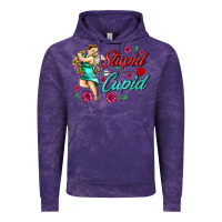 Cloud Purple stupid cupid Vintage Hoodie - AdoDesignShop