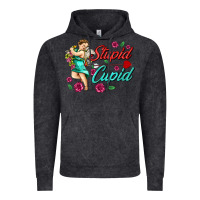 Vintage Black stupid cupid Vintage Hoodie - AdoDesignShop