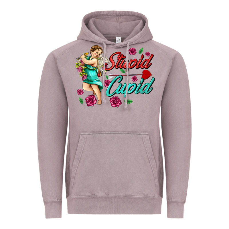 Stupid Cupid Vintage Hoodie by AdoDesignShop | Teevron