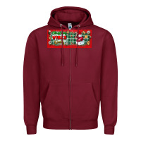 Christmas Vibes Only Zipper Hoodie | Teevron