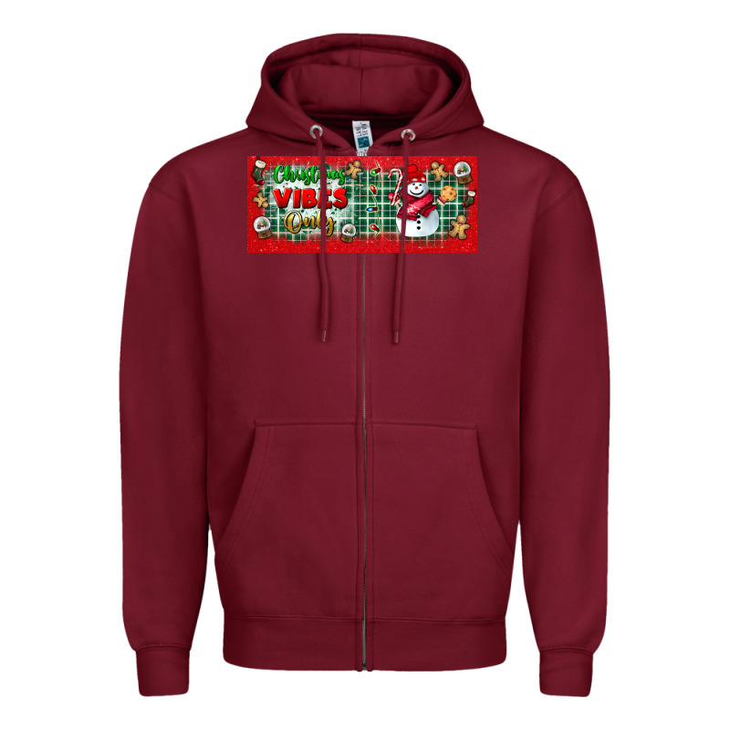Christmas Vibes Only Zipper Hoodie by BundleAndBundleShop | Teevron