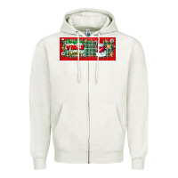 Oatmeal Heather christmas vibes only Zipper Hoodie - BundleAndBundleShop