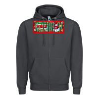 Smoke christmas vibes only Zipper Hoodie - BundleAndBundleShop